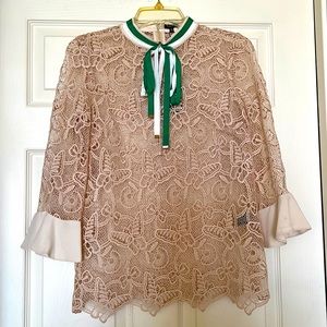 Vertigo Paris Lace Butterfly Blouse